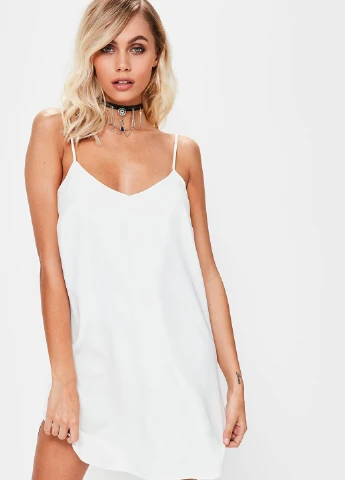 Білий кежуал сукня Missguided однотонна