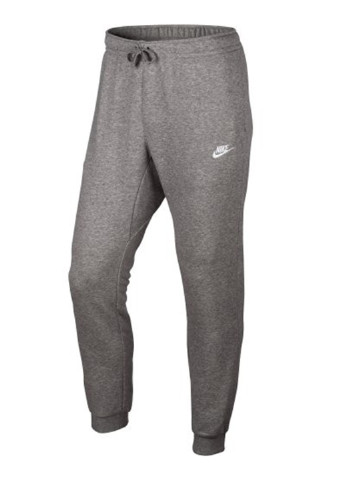 Серые спортивные демисезонные зауженные брюки Nike