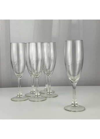 Набор бокалов для шампанского Flute 4073/А 180 мл 6 шт Champ (253583483)