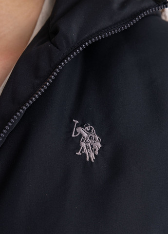 Черная демисезонная куртка U.S. Polo Assn.