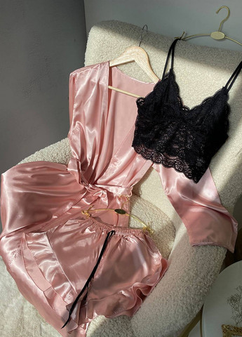 Комбінована всесезон піжама (халат, топ, шорти) NOVA VEGA