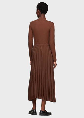 Коричнева кежуал сукня плісована Tommy Hilfiger однотонна
