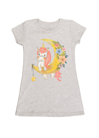 Нічна сорочка для дівчинки з накатом Фламинго Текстиль (220355001)