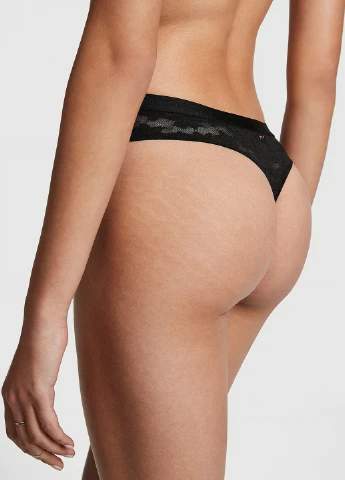Черный демисезонный комплект (бюстгальтер, трусики) Victoria's Secret