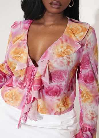 Розовая блуза SHEIN