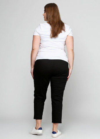 Черные кэжуал демисезонные зауженные брюки White Stag