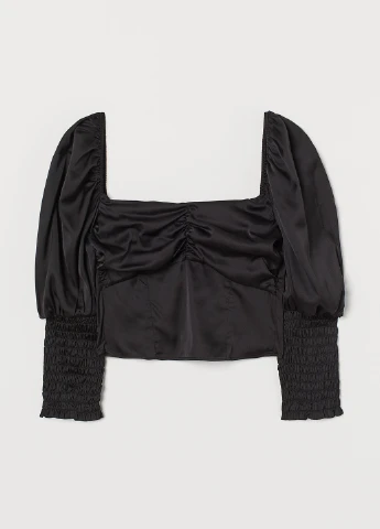 Чёрная блуза H&M
