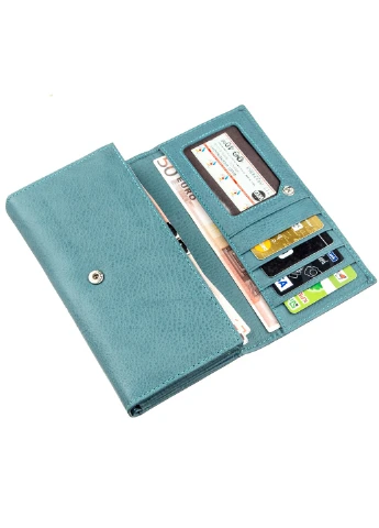 Жіночий шкіряний гаманець 17х9 см st leather (252130574)