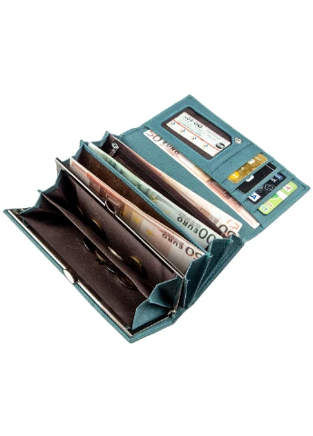 Жіночий шкіряний гаманець 17х9 см st leather (252130574)