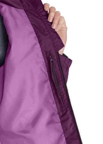 Фиолетовая демисезонная куртка Eddie Bauer