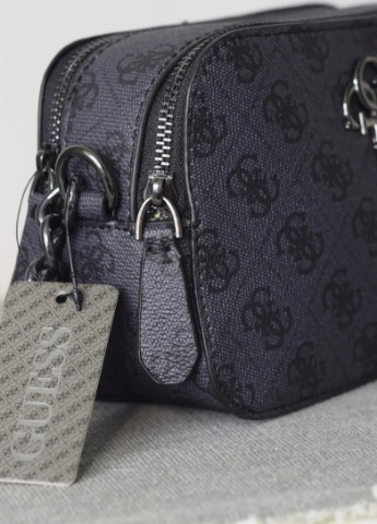 Жіноча прямокутна сумочка крос-боді на ланцюжку ELLIANA чорна Guess (253384192)