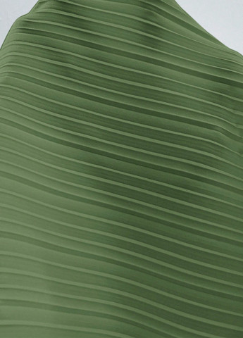 Оливкова кежуал сукня а-силует SHEIN однотонна