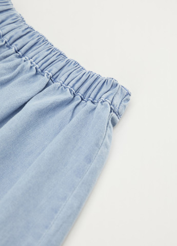 Светло-голубая джинсовая юбка DeFacto клешированная