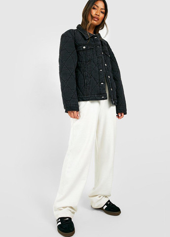 Чорна демісезонна куртка Boohoo