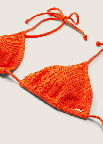 Оранжевый летний купальник (лиф, трусы) бикини Victoria's Secret