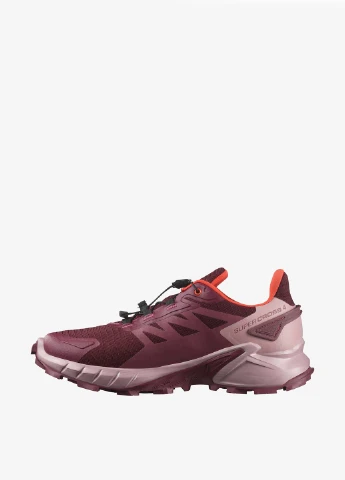 Кроссовки Salomon SUPERCROSS 4 GORE-TEX бордовые демисезоны (329148330)