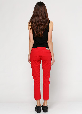 Красные кэжуал демисезонные прямые брюки Murphy & Nye