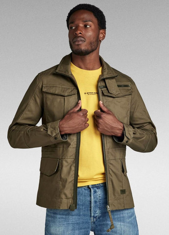 Оливковая (хаки) демисезонная куртка G-Star Raw