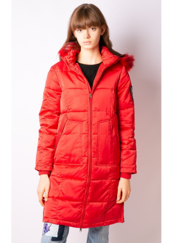 Красная зимняя куртка AJC