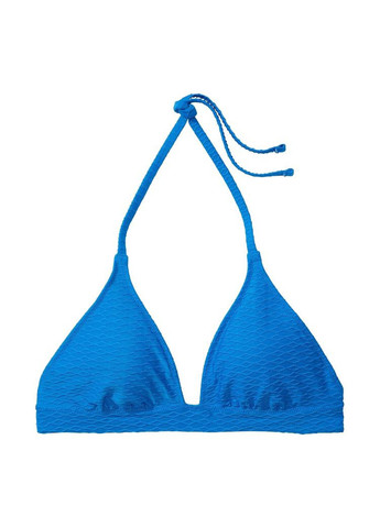 Синій літній купальник (ліф, трусики) халтер, роздільний Victoria's Secret