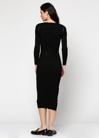 Черное кэжуал платье Tiramisu