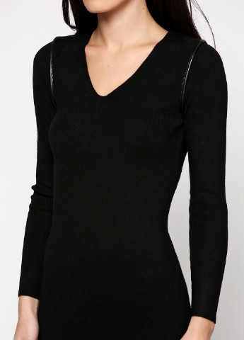 Черное кэжуал платье Tiramisu