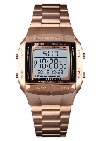 Мужские часы 1381BOXRG Rose Gold BOX Skmei (232380998)