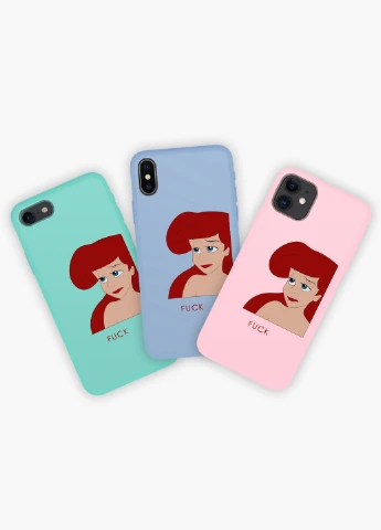 Чохол силіконовий Apple Iphone X Аріель Русалка Дісней (Disney Mermaid) (6129-1442) MobiPrint (219536027)