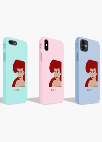Чохол силіконовий Apple Iphone X Аріель Русалка Дісней (Disney Mermaid) (6129-1442) MobiPrint (219536027)