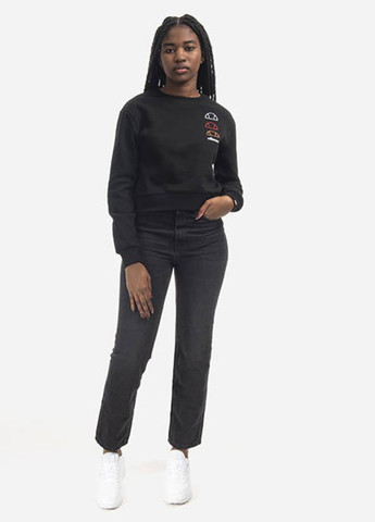 Чорний світшот sgg09815-black Ellesse логотип вишивка (321963492)