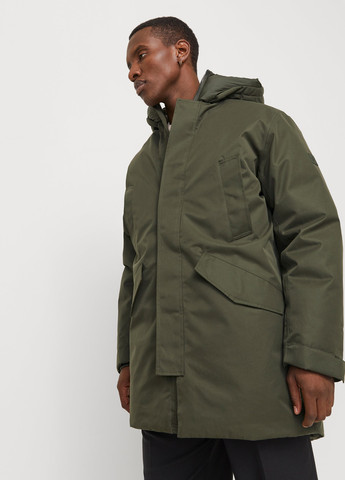 Оливкова (хакі) зимня куртка Jack & Jones