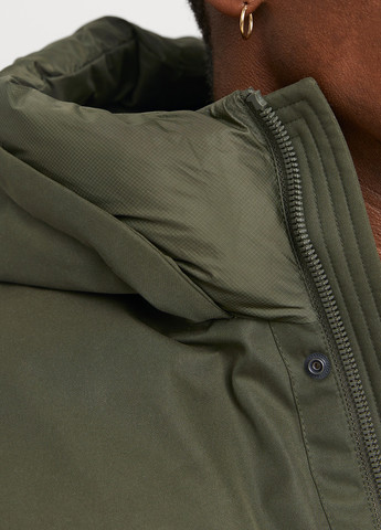 Оливкова (хакі) зимня куртка Jack & Jones