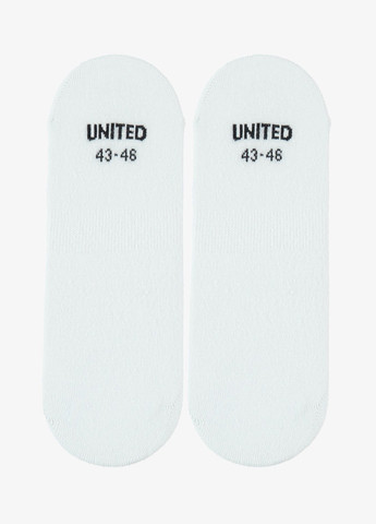 Белые носки (2 пары) UNITED4 однотонные (329059796)