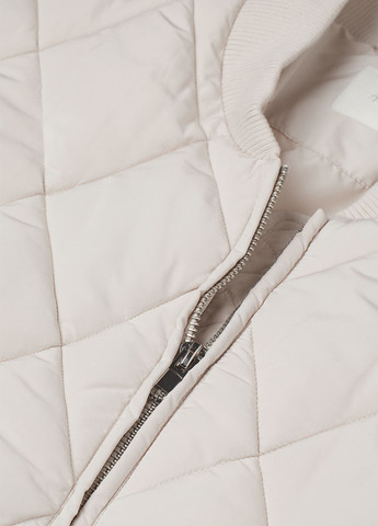 Світло-бежева демісезонна куртка продовжена вільного крою H&M
