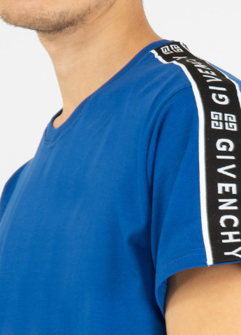 Синяя футболка Givenchy