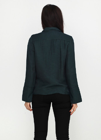 Темно-зелёная блуза Minimum