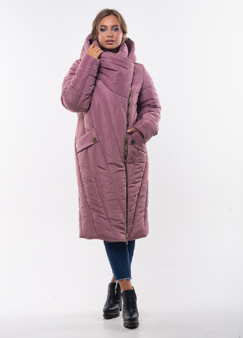 Темно-рожева зимня куртка R&G