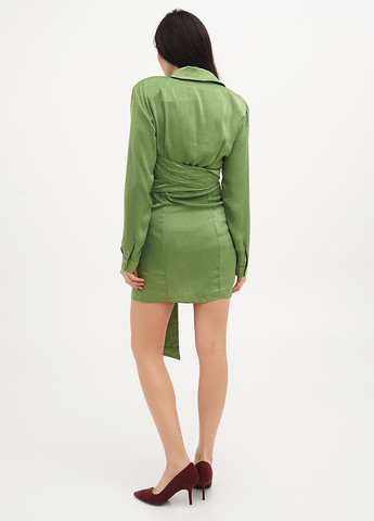 Зеленое кэжуал платье рубашка Vicolo однотонное