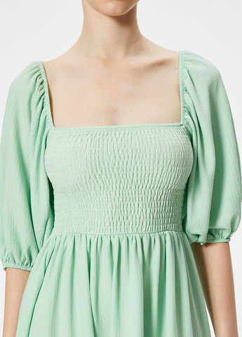 Фісташкова кежуал сукня а-силует, з відкритою спиною KOTON однотонна