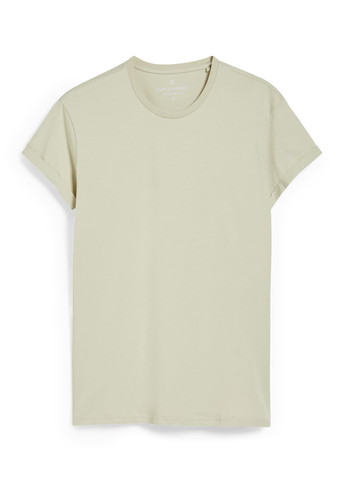 Оливковая футболка C&A