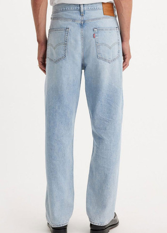 Голубые демисезонные прямые джинсы Levi Strauss & Co
