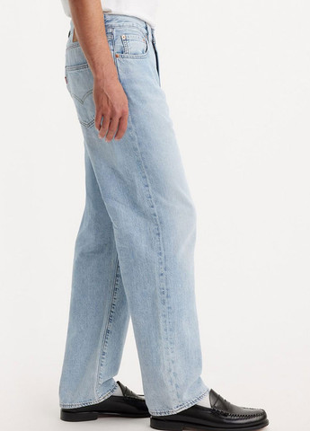 Голубые демисезонные прямые джинсы Levi Strauss & Co