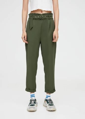 Штани,хакі, Pull & Bear (244287082)