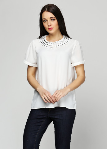 Белая летняя блуза Mint & Berry