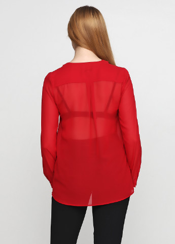 Красная демисезонная блуза Stefanie L