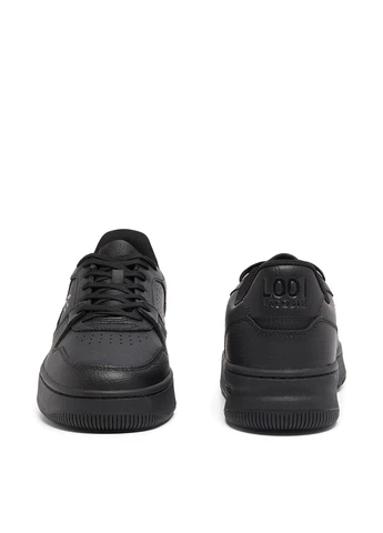 Черные демисезонные кроссовки Lacoste L001 Set