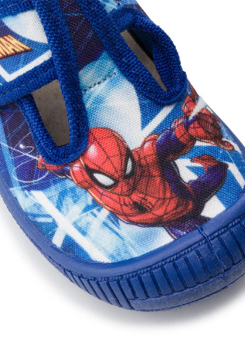 Синие капці Spiderman на липучке
