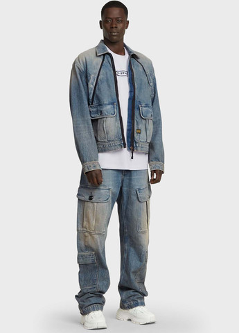 Синяя демисезонная куртка G-Star Raw