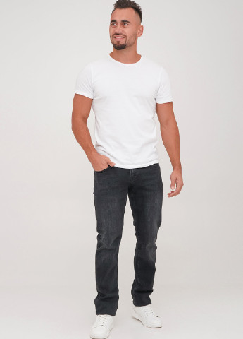 Черные демисезонные прямые джинсы Trend Collection