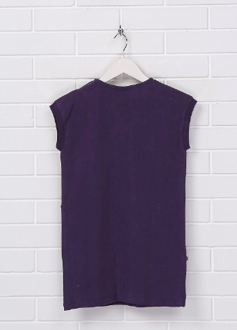 Темно-фиолетовое кэжуал платье платье-футболка WHEREISMARLO